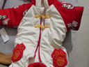 優(yōu)奇嬰兒衣服冬裝棉服冬季保暖連體衣滿(mǎn)月百天周歲禮服過(guò)年喜慶拜年 曬單實(shí)拍圖