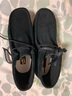 Clarks其樂(lè) WALLABEE EVO女鞋復(fù)古潮流舒適高幫袋鼠厚底鞋 黑色 261747434 38 曬單實(shí)拍圖