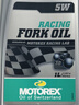 MOTOREX摩托瑞士摩托車(chē)前叉避震油自行車(chē)Rockshox Fox sram前減震系統養護摩托車(chē)前叉減震油后避震油 減震油5.0W 曬單實(shí)拍圖