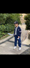 戴維貝拉【商場同款】男童外套兒童學(xué)院風(fēng)夾克開衫2023秋童裝大童 曬單實(shí)拍圖