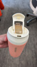 法克曼（Fackelmann）科隆系列咖啡杯500ML紅色彈跳蓋吸管杯不銹鋼車載保溫杯男女水杯 曬單實拍圖