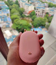 超能大白新款暖手寶充電數(shù)顯溫控雙面發(fā)熱usb充電暖寶寶暖手寶禮 萌鹿噴油粉色5200毫安 曬單實拍圖