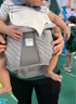 babycare腰凳嬰兒背帶減壓輕盈 四季單人穿脫 寶寶外出抱娃神器 星屑灰【Free S減壓款】 曬單實拍圖