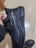 PULIWEI男鞋2024新款皮鞋男冬季爸爸運(yùn)動(dòng)黑色勞保工作鞋防滑廚房加絨棉鞋 黑色單鞋 42 (260mm) 曬單實(shí)拍圖