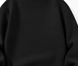 凡客誠品（VANCL）絨感保暖打底衫半高領(lǐng)打底衫 黑 4XL 曬單實拍圖
