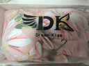 DK游泳衣女性感聚攏比基尼三件套平角保守遮肚顯瘦溫泉裝 粉色 XL 曬單實(shí)拍圖