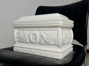 廠(chǎng)家發(fā)貨部分地區當日達漢白玉精雕骨灰盒玉石高檔男女款防潮防腐壽盒殯葬下葬用品刻字照片 祥鳳宮30長(cháng)【加50配挎包、最大適用38盒】 曬單實(shí)拍圖