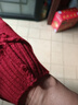 羅蒙（ROMON）高檔羊毛衫女士半高領(lǐng)毛衣女韓版百搭洋氣內搭針織打底衫女新款秋 紅色 XL 建議115-125 曬單實(shí)拍圖