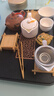 豪祥功夫茶具泡茶盤(pán)家用客廳辦公室簡(jiǎn)約密胺小型瀝儲水式嵌入式托臺 流窗茶盤(pán)-黑43-26 曬單實(shí)拍圖