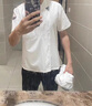 束揚(yáng)廚師工作服夏季短袖定制烘焙餐飲酒店網(wǎng)紅餐廳后廚房工衣服裝訂做 【冰絲透氣】白色短袖 XL /175（130斤-140斤） 曬單實(shí)拍圖