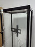 喬洛普手辦柜玻璃展示柜玩具模型高達展柜陳列柜精品透明展架帶鎖 暖光射燈一個(gè)【安裝好發(fā)貨】 黑色 曬單實(shí)拍圖