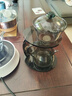 獵玄玻璃自動(dòng)泡茶器懶人茶具磁吸泡茶壺現代簡(jiǎn)約功夫茶具茶盤(pán)茶杯整套 月牙煙灰磁吸茶具 曬單實(shí)拍圖