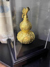 春錦秋鯉古法金葫蘆擺件新中式客廳玄關(guān)酒柜辦公室裝飾品喬遷新居禮物 【古法金-禮盒裝】祥龍福祿(帶罩 曬單實(shí)拍圖