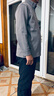 利郎輕時尚男裝【三防面料】羽絨服男暗門襟通勤保暖立領外套A4DBR923 深灰 XL (175) 曬單實拍圖