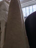尚都比拉冬季流蘇圍巾領(lǐng)大衣女冬長(cháng)款雙面呢羊毛外套 燕麥色 L 曬單實(shí)拍圖