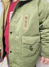 JEEP SPIRIT300斤特大號(hào)羽絨棉服男新款潮男顯瘦加肥加大棉衣胖子中長(zhǎng)款外套 【黑色】 7XL【230-250斤】 曬單實(shí)拍圖