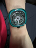 SEVENFRIDAY七個星期五方形表盤PS系列機械表時尚碳纖維瑞士手表男 PS3/05 曬單實拍圖