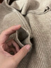 皮爾卡丹（pierre cardin）保暖加厚高領(lǐng)羊毛絨針織打底衫秋冬休閑簡約寬松羊毛衫氣質(zhì)套頭毛 米色 均碼 建議80-145斤 曬單實(shí)拍圖