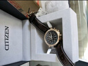西鐵城（CITIZEN）光動(dòng)能多局電波萬(wàn)年歷皮帶休閑商務(wù)男表CB0164-17E 曬單實(shí)拍圖