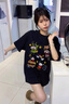 風(fēng)采兔 100%純棉笑臉蠟筆小新卡通休閑可愛T恤女2025款百搭寬松短袖上衣 米灰色 M 曬單實拍圖