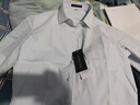 羅蒙（ROMON）長(cháng)袖襯衫男商務(wù)休閑條紋襯衣男士職業(yè)正裝外套男裝RCS2K08-640 曬單實(shí)拍圖