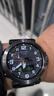 卡西歐（CASIO） 【全國聯(lián)?！渴直砣馗袘?yīng)器碳素纖維表帶戶外登山表太陽能男表 PRW-6600YB-3 曬單實(shí)拍圖