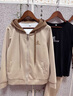 皮爾卡丹（pierre cardin）運動(dòng)套裝女春秋2025新款品牌休閑外套連帽時(shí)尚氣質(zhì)跑步服三件套潮 白色/姜黃（三件套）高品質(zhì) L【適合102斤以下】 曬單實(shí)拍圖