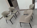 歐樂(lè )派歐樂(lè )派餐椅簡(jiǎn)約風(fēng)靠背家用書(shū)房座椅餐廳舒適化妝椅咖啡廳酒店凳子 慕斯椅咖色*2把【預售7天發(fā)貨】 曬單實(shí)拍圖