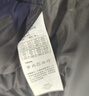 森馬（Semir）羽絨服男冬時尚撞色印花情侶面包服厚款外套潮 黑色（灰鴨絨）90001 M 曬單實拍圖
