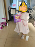 凡獵女童小香風(fēng)連衣裙秋裝2025新款洋氣兒童公主裙一周歲寶寶禮服春秋 粉色 90 曬單實拍圖