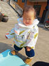 bc babycarebabycare 嬰兒口水巾小方巾一次性圍兜柔軟防水飯兜便攜小手帕 【口水巾】帕耶特蘋果20片/盒 曬單實拍圖