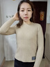 米豆小主秋冬2023新款圓領(lǐng)短款打底毛衣女寬松內搭時(shí)尚百搭長(cháng)袖針織衫上衣 卡其色 M 建議95-105斤 曬單實(shí)拍圖