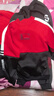 皮爾卡丹（pierre cardin）童裝男童冬裝衛(wèi)衣套裝加絨加厚10中大童12歲男孩兒童秋冬季三件套 紅色三件套 170 曬單實(shí)拍圖