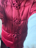 歌莉婭新年紅品   盤(pán)扣長(cháng)袖鵝絨羽絨服  1CCR8D610 53R椒紅 S 曬單實(shí)拍圖