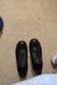 老人頭（LAORENTOU）休閑鞋男鞋耐滑運動(dòng)板鞋男加絨保暖韓版皮鞋 A20111 黑加絨 39 曬單實(shí)拍圖