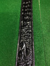 尊爵狼（ZUNJUELANG）泰國鱷魚(yú)皮不帶頭皮帶身男士平滑扣板扣真皮腰帶無(wú)頭替換帶單皮帶 3.8寬黑色無(wú)牙無(wú)孔【鱷魚(yú)骨皮】 拍下留言長(cháng)度 曬單實(shí)拍圖