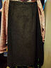 尚都比拉2024年秋冬高腰顯瘦半身裙女時(shí)尚通勤休閑A字裙子 灰色 S  曬單實(shí)拍圖