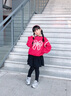 小豬彼特女童假兩件裙褲冬季加絨打底褲裙子兒童燈芯絨半身裙女孩加厚冬裙 2202黑色加絨裙褲 110 cm 曬單實(shí)拍圖
