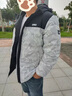 鴻星爾克（ERKE）羽絨服新款男士秋冬季防風(fēng)御寒保暖連帽外套迷彩拼接厚款運動服 正白 XL (體重135-145斤) 曬單實拍圖