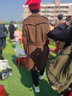 羅蒙（ROMON）毛呢大衣男秋冬季新款高端中長(cháng)款雙面羊毛外套韓版雙排扣呢子風(fēng)衣 21006咖啡色 XL 曬單實(shí)拍圖