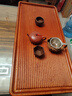 神雕（SHEN DIAO）整塊原木花梨木茶盤(pán)電木款單層排水式簡(jiǎn)約茶托盤(pán)家用大號實(shí)木茶臺 花梨木-簡(jiǎn)流水(70x35)+茶桶套裝 曬單實(shí)拍圖