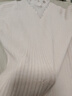 錦裳淑 半高領(lǐng)打底針織衫內(nèi)搭女秋冬修身毛衣蕾絲上衣HU144 杏色 均碼 曬單實(shí)拍圖