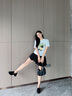 康莉蝴蝶結(jié)樂福鞋女英倫風(fēng)2025年春季新款粗跟圓頭復(fù)古一腳蹬單鞋 黑色 37 (235mm) 曬單實拍圖