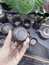 毓器高端原礦紫砂功夫茶具套裝手工茶壺茶杯蓋碗家用辦公禮盒裝可定制 舍得西施壺茶具-茶杯不同字體 曬單實拍圖