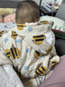 舒貝怡嬰兒衣服兒童斗篷外出披風(fēng)披肩男女寶寶童裝保暖外套 蜜蜂 曬單實(shí)拍圖
