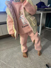 【三件套】樂(lè)芭鼠童裝女童套裝冬裝加絨加厚兒童衛(wèi)衣套裝秋冬季嬰幼兒女寶寶衣服1-8歲加厚外穿小童服裝 粉色（白馬甲+粉衛(wèi)衣+粉褲子） 120碼建議5-6歲(身高110-120cm) 曬單實(shí)拍圖