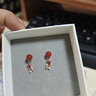 紅妝諾s925銀紅瑪瑙錦鯉耳釘本命年2025蛇耳環(huán)七夕禮物耳飾送女朋友 925銀紅瑪瑙錦鯉耳釘一對E3850 曬單實(shí)拍圖