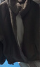 GENIOLAMODE羊羔絨加絨外套男士冬季加厚保暖立領(lǐng)夾克男生冬天衣服 黑色 XL 曬單實(shí)拍圖