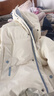鴨鴨（YAYA）【紫鉆系列】羽絨服男士冬季2025新款男女保暖加厚面包服冬裝外套 米白色 L (175) 曬單實(shí)拍圖