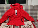 啄木鳥(niǎo)戶(hù)外沖鋒衣女秋冬季2025年新款三合一加絨休閑百搭夾克外套 GL6652紅色（三合一） 2XL (125-140斤) 曬單實(shí)拍圖